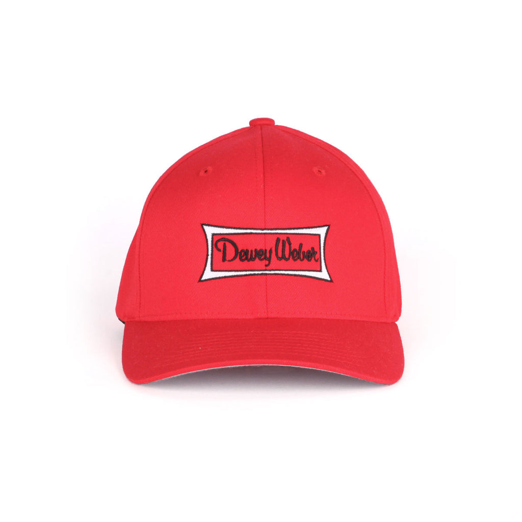 Red Dewey Flex Weber – Classic Logo Weber Surfboards Hat Dewey Fit